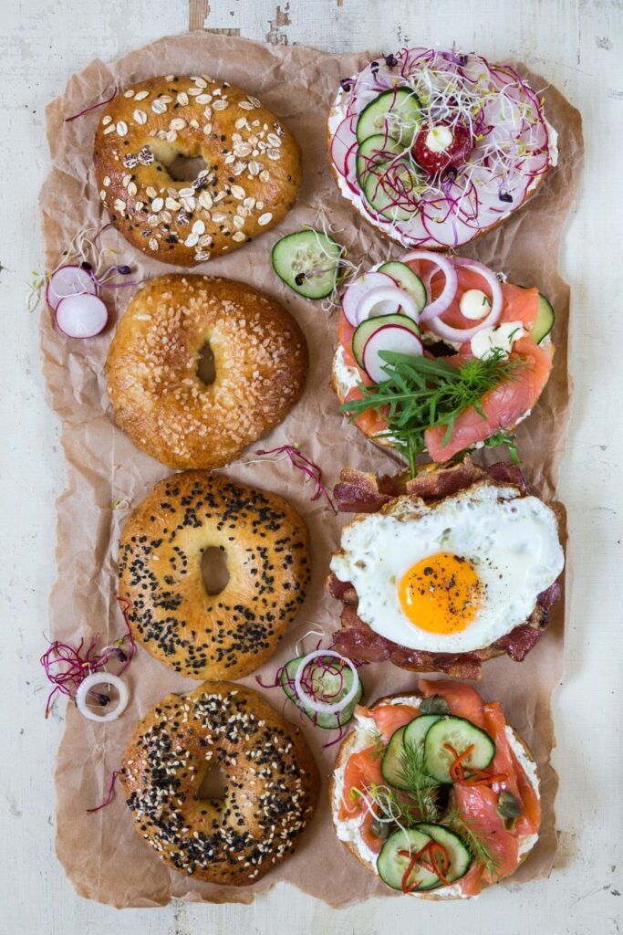 Bagels with Cream Cheese