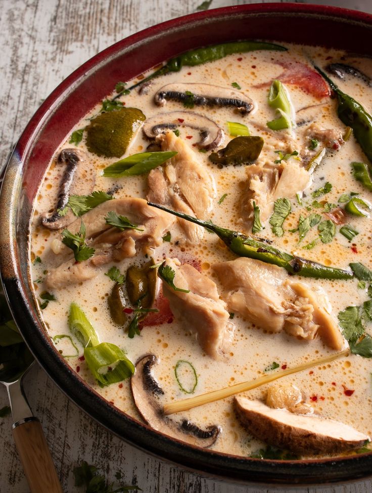 Tom Kha Gai Coconut Chicken Soup