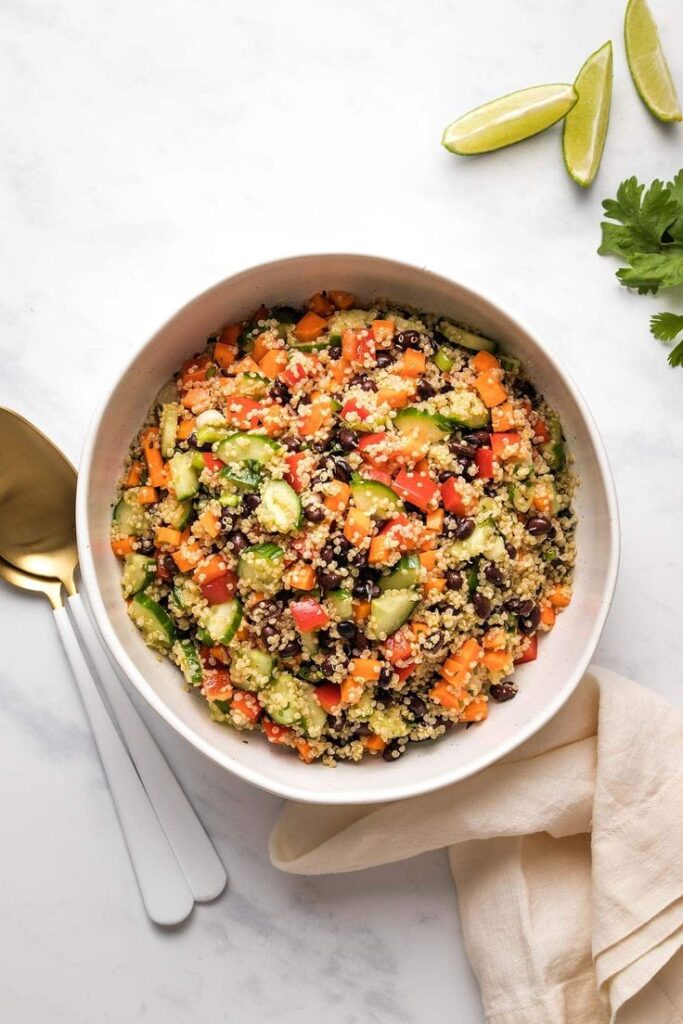 Quinoa and Black Bean Salad